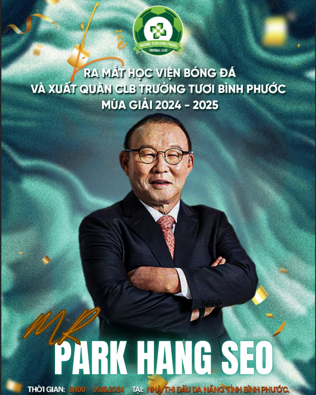 Công Phượng tái ngộ HLV Park Hang Seo tại Bình Phước 1